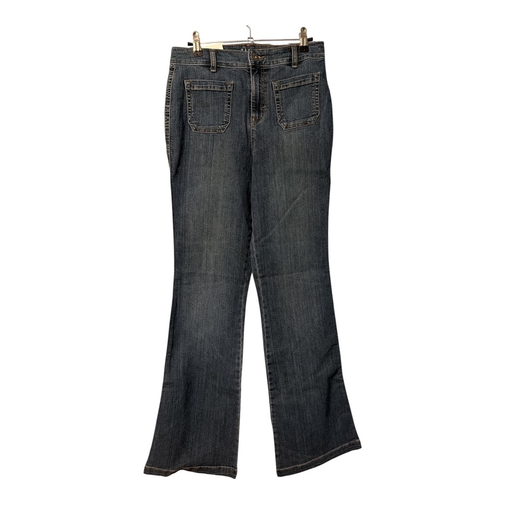 Style & Co. Womens Dark Wash Flare Jeans, Size 8‎